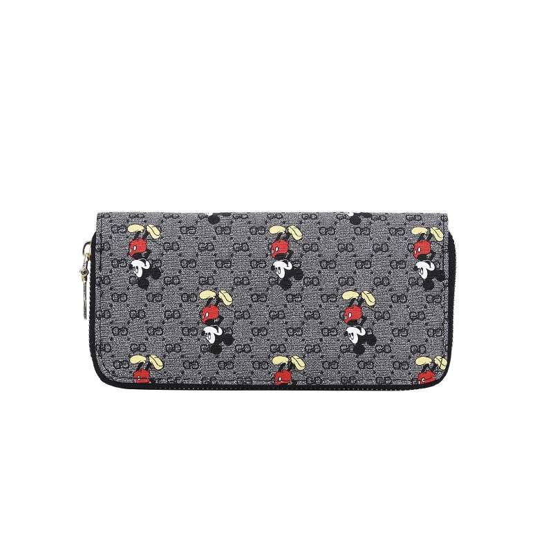 

Disney Long Wallet 2021 Summer New Bag Cartoon Mickey Mouse Female Bag Multi-card Girl Coin Purse Wallet Women purses