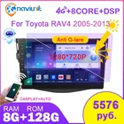 автомагнитола 2дин андройд 10 с экраном магнитола для TOYOTA RAV4 3 RAV 4 2005-2013, интеллектуальная система Carplay, автоаудио, bluetooth, dvd Multimdia la navigation stro 2DIN touche GPS магнитофон в машину