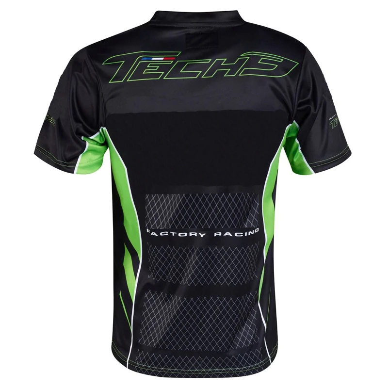 

2019 Moto Team Off-road Racing Jersey Black Green T-shirt Riding For yamaha M1 Racing Motorbike Clothes