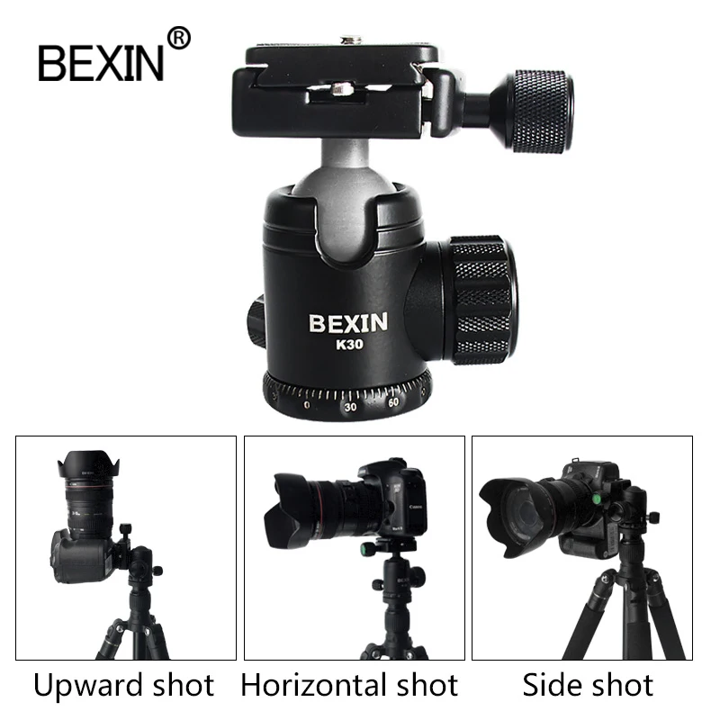 

BEXIN Camera Tripod Photography Tripod DSLR Camera Stand Camera Tripod Aluminum Alloy Foldable Portable Photography Tripod