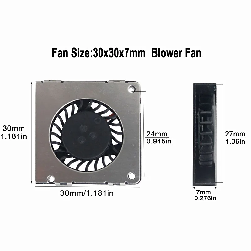 2 шт. Gdstime DC 3 см 30x30x7 мм 12 в маленький мини вентилятор охлаждения 3007 30 2-контактный