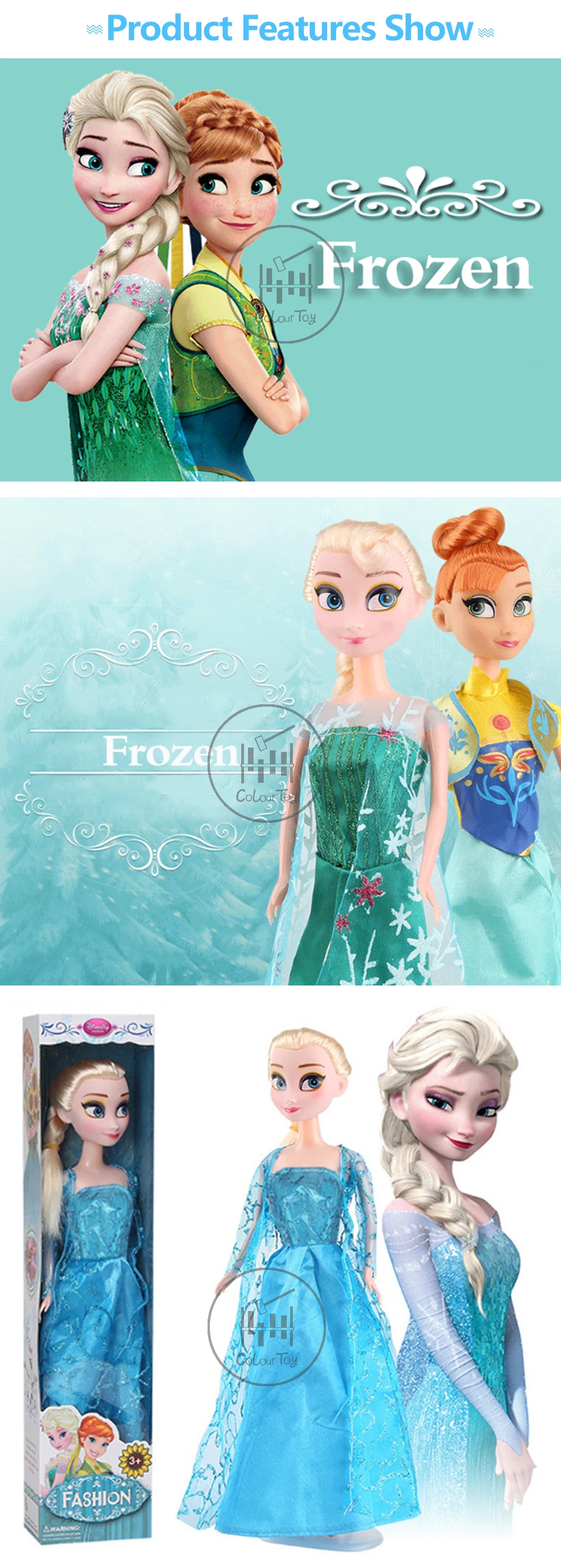 Disney новые детские куклы игрушки принцесса Эльза Анна Carttoon кукла Снежная королева дети девочки игрушки в подарок на день рождения для детей куклы 30 см