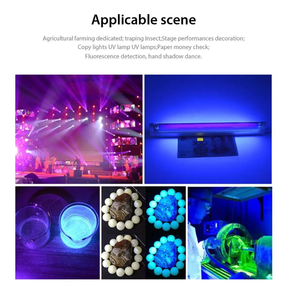 Светодиодный ультрафиолетовый свет этапа фиолетовый LED сценическое освещение вечерние Клубные новогодние BLB DJ оборудование лампа Уфа приманка флуоресцентная детекция лампа