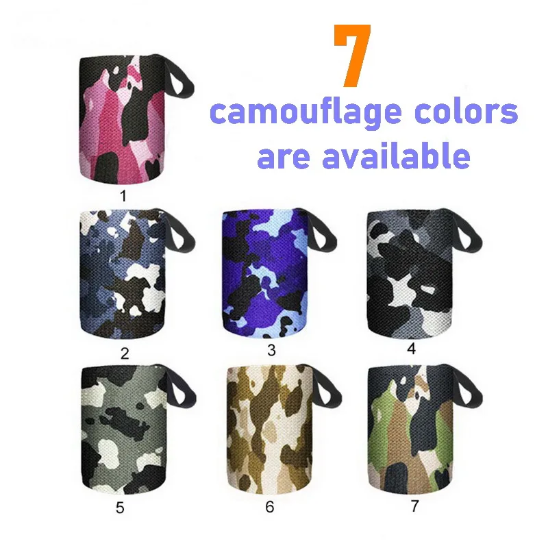 

2PCS Camouflage Compression Winding Wrap Wristband Bandage Weightlifting Basketball Power Training Fitness Wrist Support