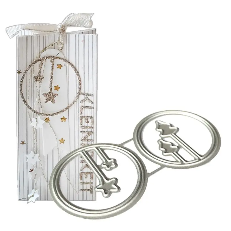 Металлические Вырубные штампы с изображением дерева и звезд|Вырубные штампы| |