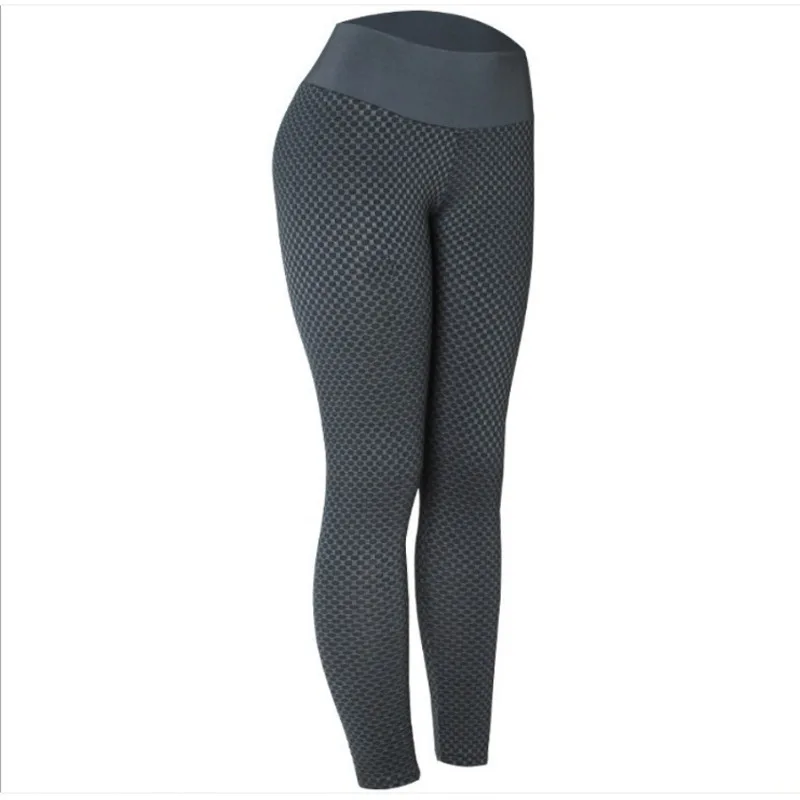 

2021 Lady's Buttocks Fitness Yoga Pants High Waist Beautiful Buttocks Sports Leggings Honeycomb Ftness Pants For Women