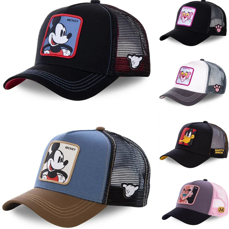 Новый бренд аниме мультфильм Buu Микки рапет Снэпбэк хлопок Бейсболка для мужчин