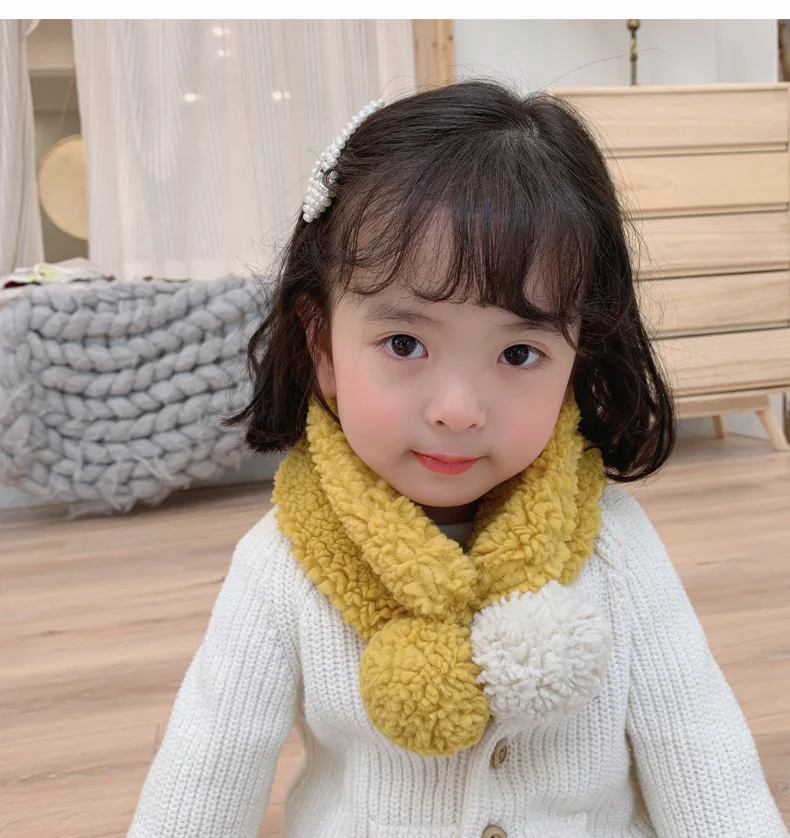 Корейский стиль новинка чистый цвет овечья шерсть помпон для малышей Детские