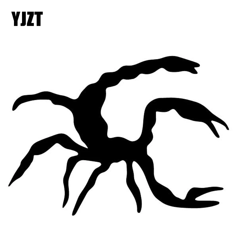 

YJZT 15.6CM*11.3CM Scorpion Car Trunk Decor Terror Pattern Car Sticker Vinyl Decal Black/Silver C4-2852