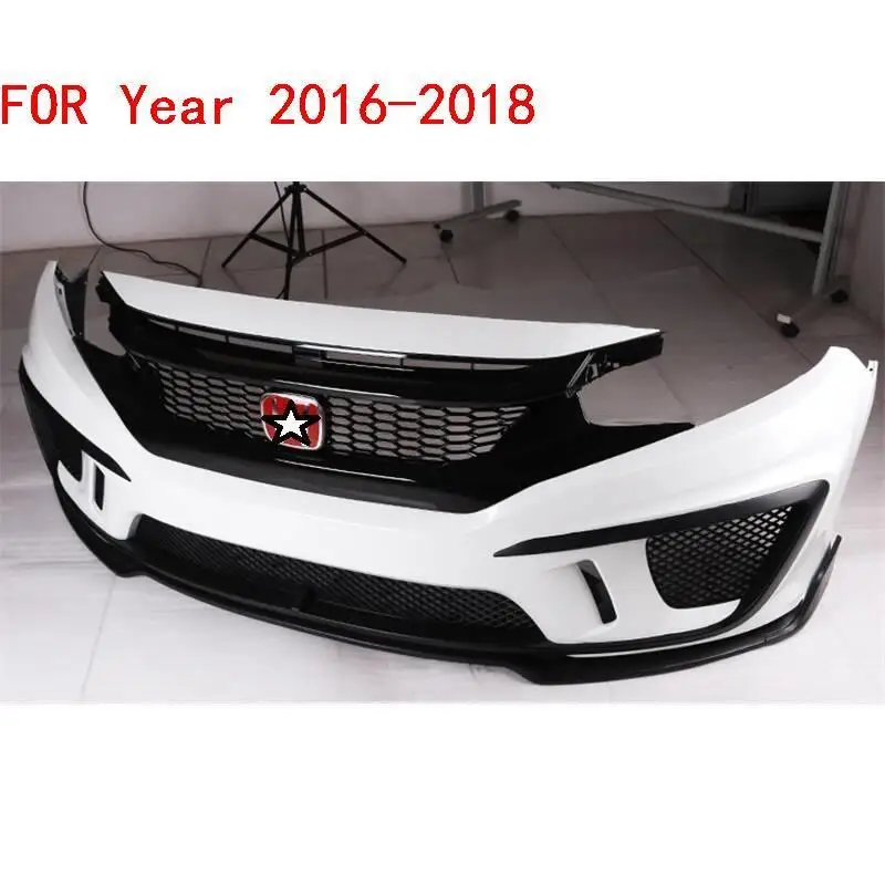 Автомолдинги автомобильные модифицированные аксессуары автомобил задний диффузор тюнинг Передние Губы автомобильные бамперы 16 17 18 для Honda Civic - Цвет: Number 8
