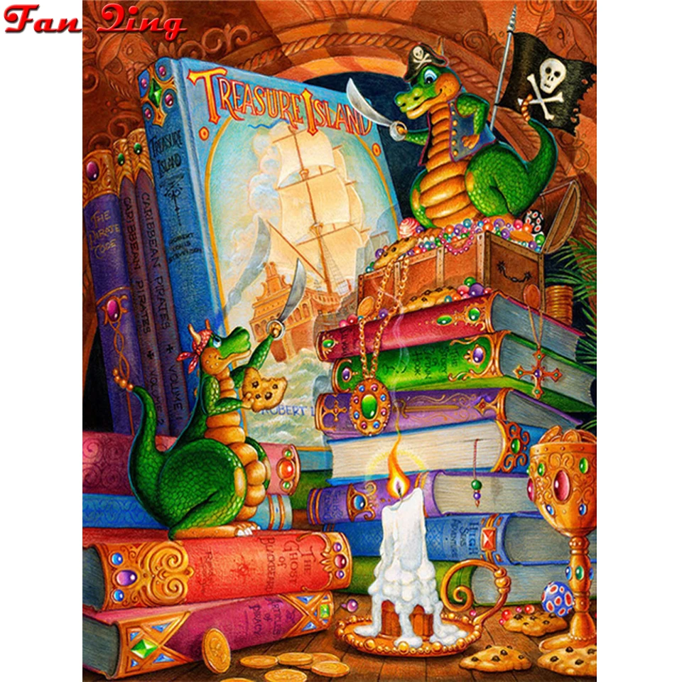 

Полная квадратная круглая алмазная живопись, картина из мультфильмов, модель 5D «сделай сам», алмазная вышивка, мозаика, вышивка крестиком, к...