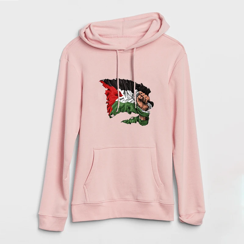 

Free Palestine Harajuku Kawaii Pure Cotton Hoodie Unisex Fashion Sweatshirt Graphic Print Tops Gothic Hoodies Street Clothing