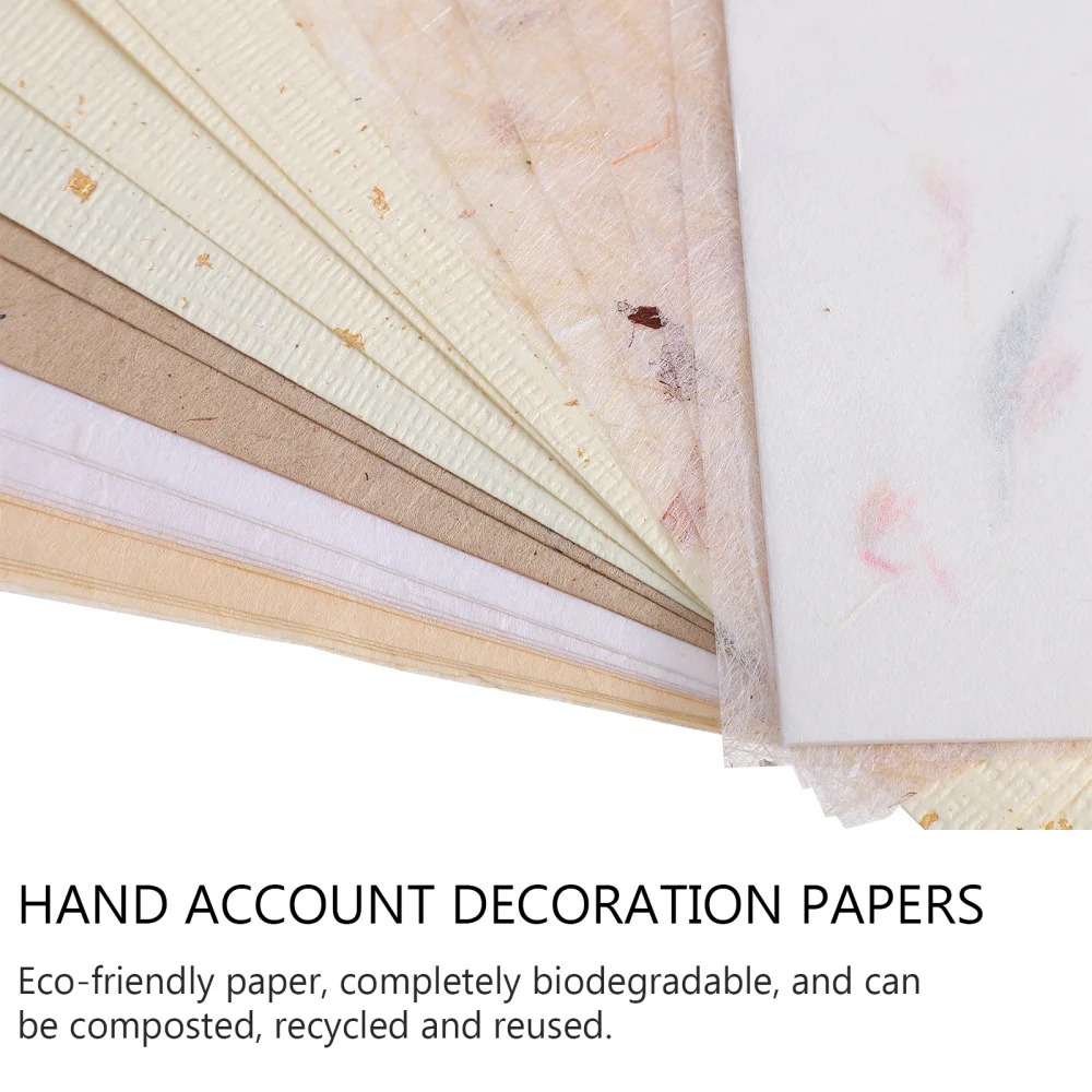 

30pcs Hand Account Decoration Base Papers DIY Origami Retro DIY Kraft Papers