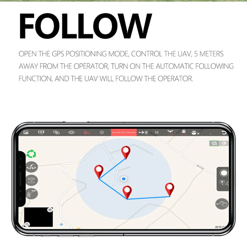 X8 Дрон gps 5G wifi FPV с камерой 4K бесщеточный селфи складной gps/оптический поток позиционирования Hover RC вертолет Квадрокоптер