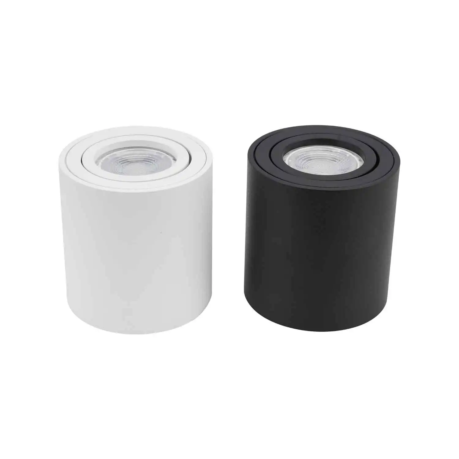 

Регулируемый светодиодный круглый Точечный светильник GU10 с поверхностным креплением, цилиндрический потолочный светильник, лампа для спа...