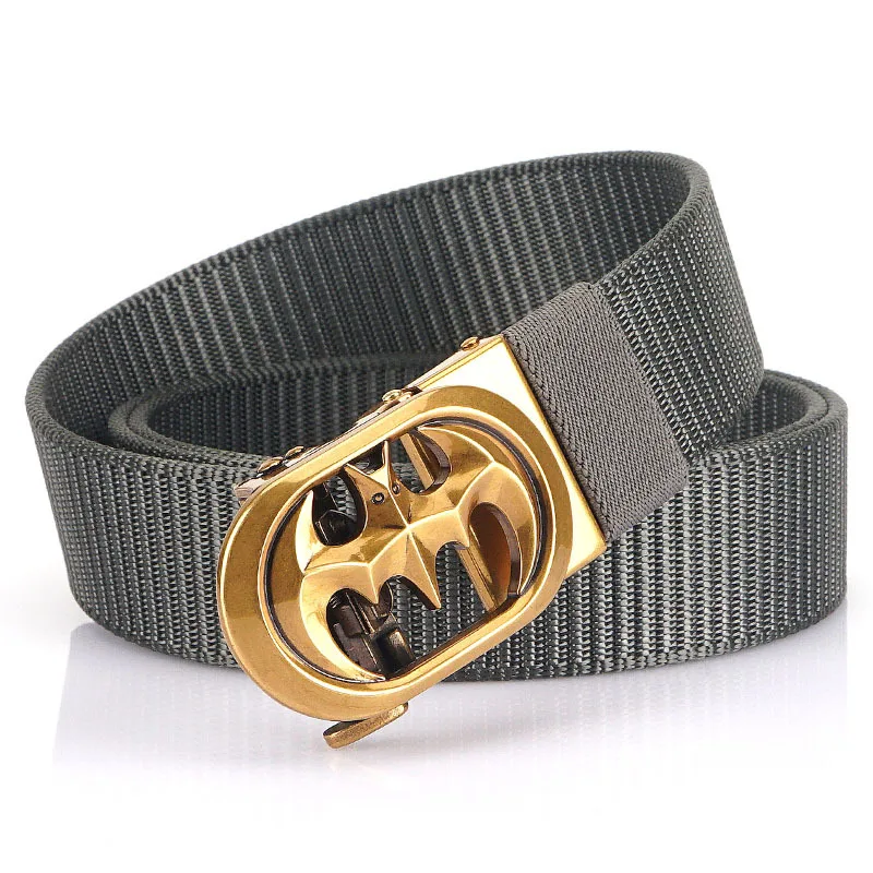 

High quality 2021 new toothless automatic buckle belt nylon canvas outdoor leisure breathable