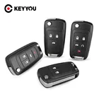 Чехол KEYYOU 40X для дистанционного ключа с двумя345 кнопками, чехол для OPEL VAUXHALL для Astra J Corsa E Insignia Zafira C, чехол для автомобильного ключа