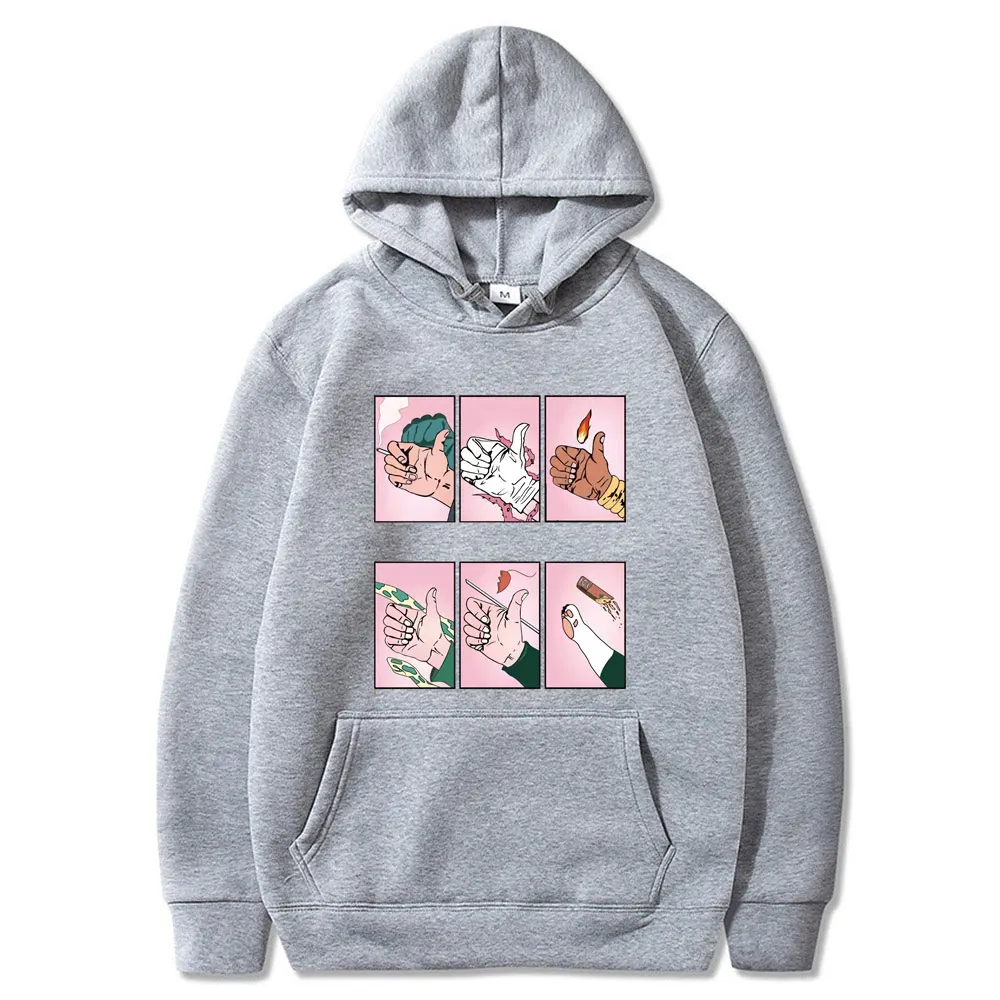 

JOJO Bizarre Adventure Hoodies Women/men Custom Men/women JOJO Printed Hoodie Japan Tracksuit Kawaii Harajuku Streetwear