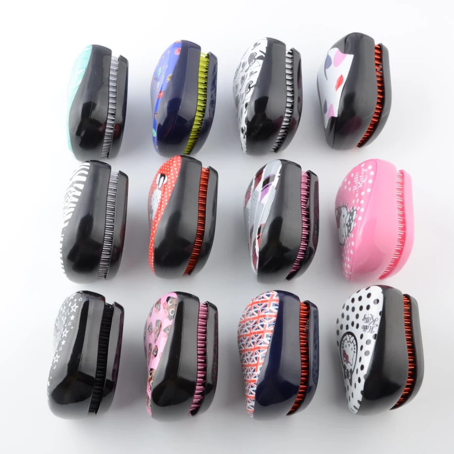 Детская расческа для волос расчесывание кисти 1 шт. портативный размер с чехлом