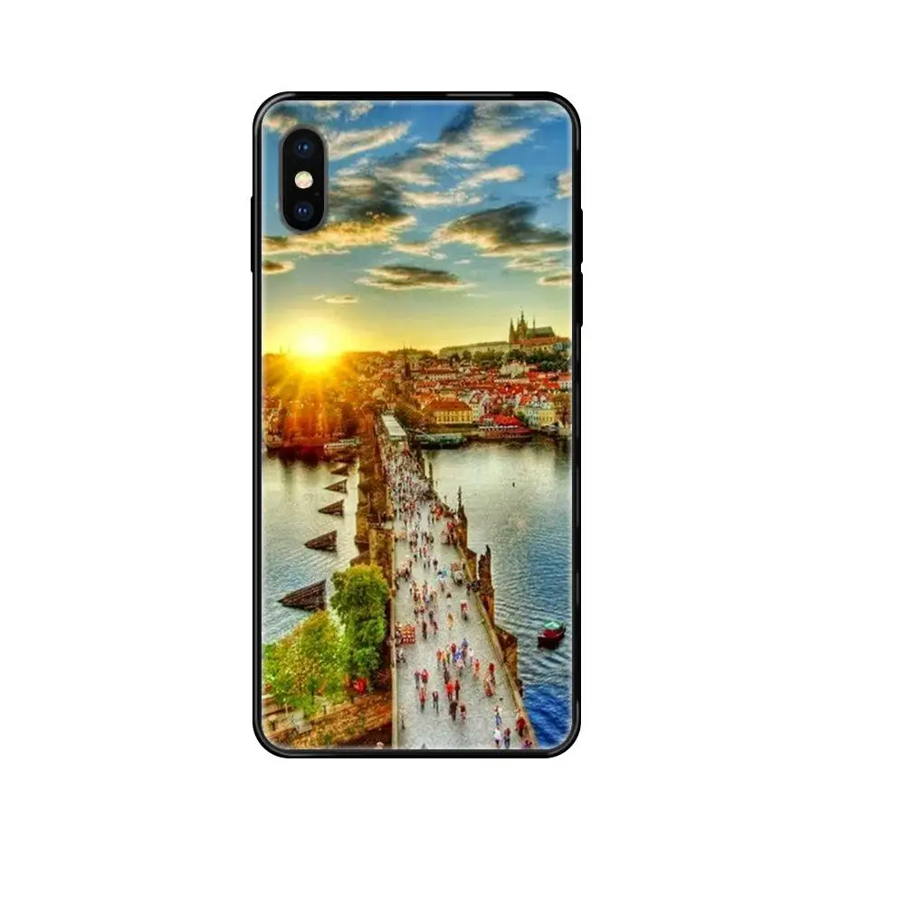Дизайн TPU "Прекрасные мосты Праги" для Huawei Honor Play V10 View Mate 10 20 20X 30 Lite Pro Y3 Y5 Y9 Nova 3 3i.
