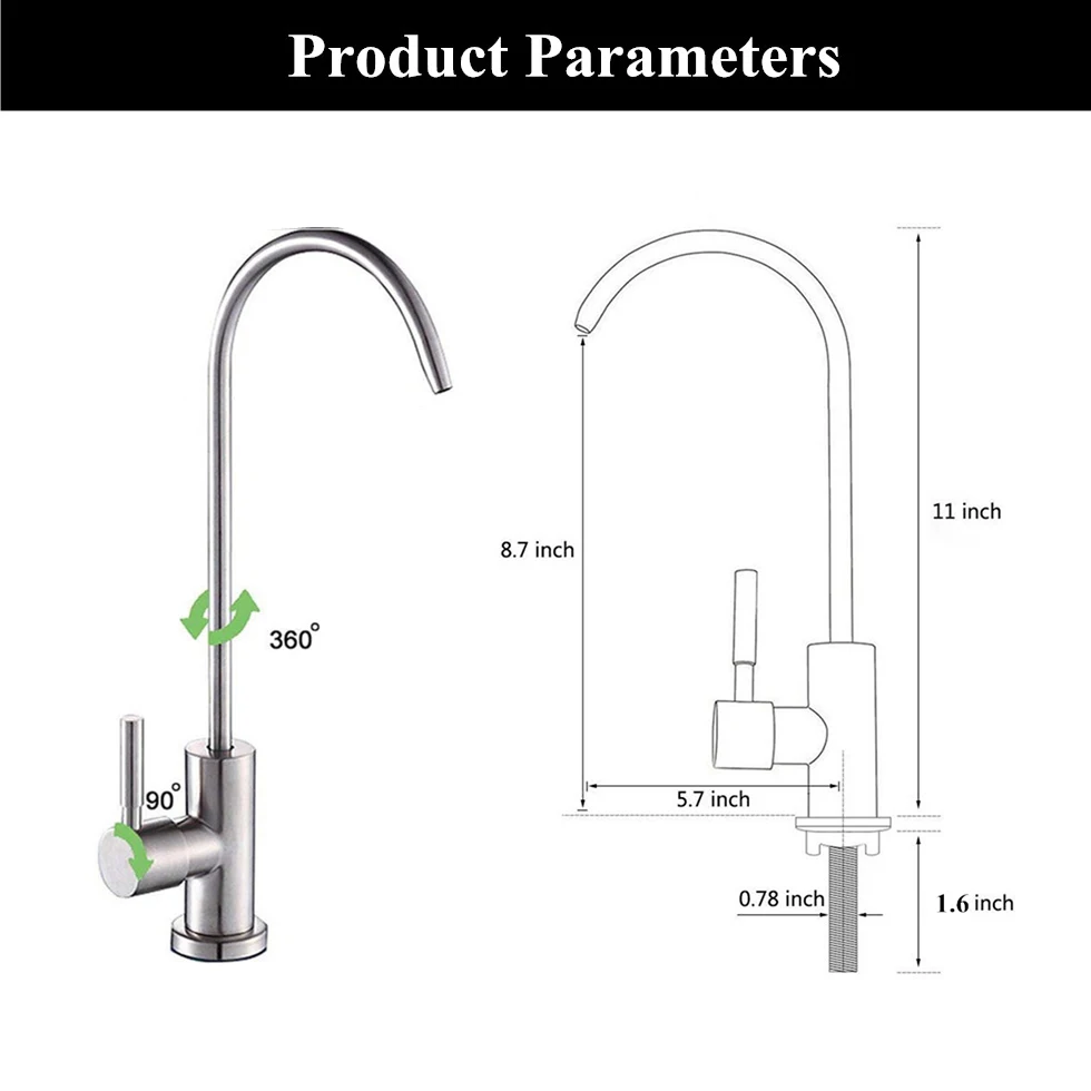 Смеситель для питьевой воды из нержавеющей стали 304 | Обустройство дома