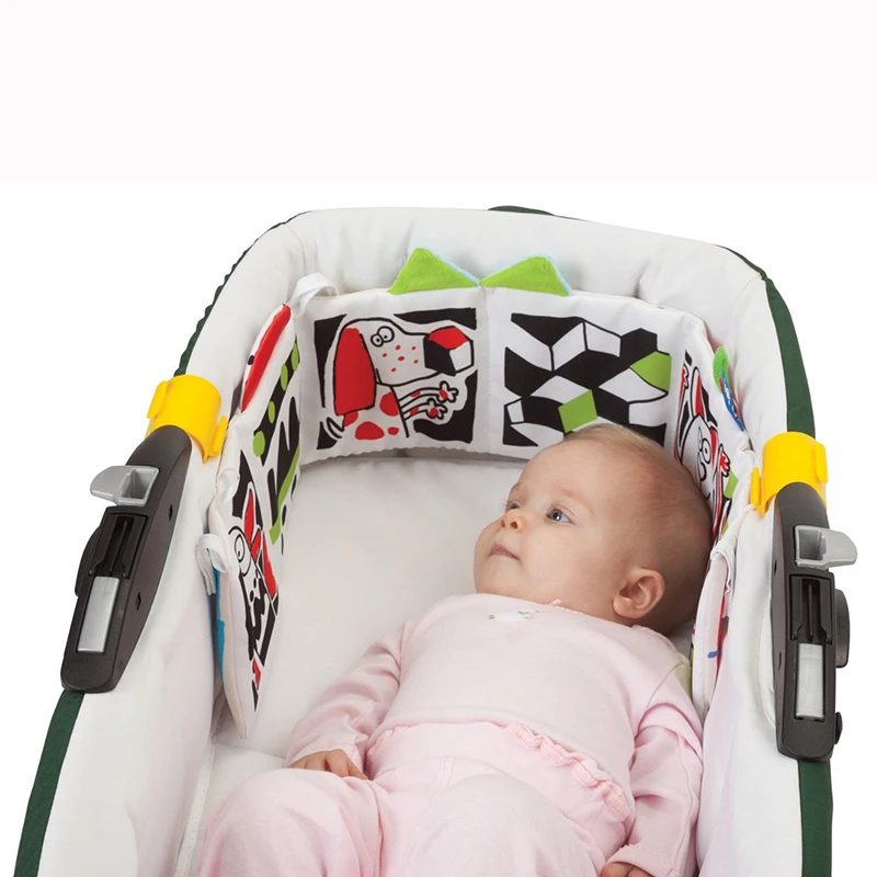 

Baby Toys Crib Bumper Baby Cloth Book Baby Rattles Knowledge Toys Around Multi-Touch Colorful Bed Bumper For Kids Toys New
