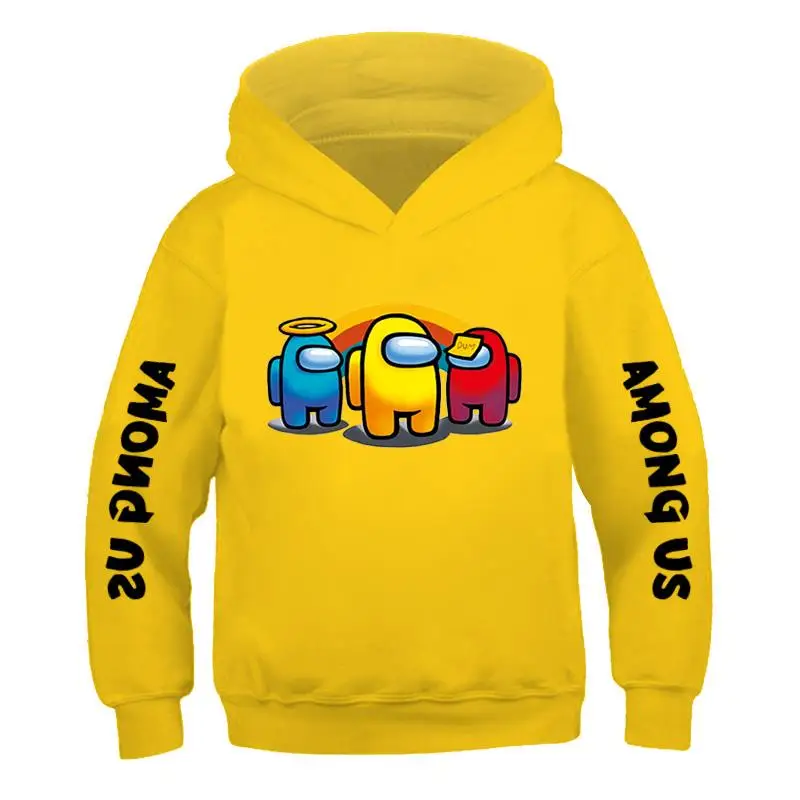 

New Video Game among us hoodie kids Impostor Graphic Anime Streetwear Cartoon Sweatshirt Sudadera Hombre Among Us Hip Hop Hoodie