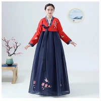 korean traditional hanbok womens embroidered palace dress ethnic stage performance dress festival celebration embroidered dress