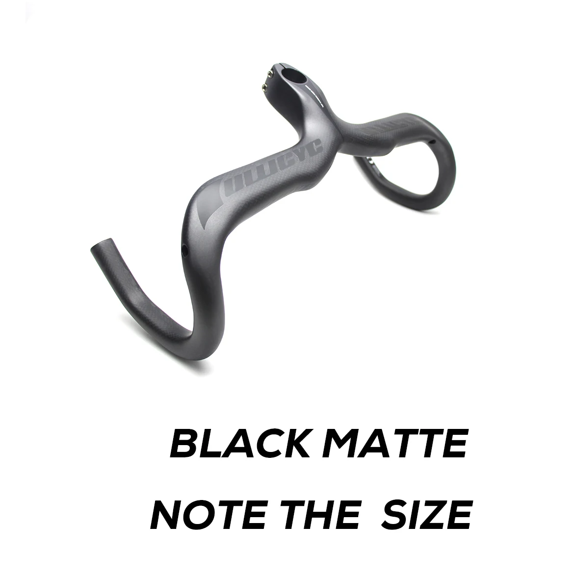 black--matte Ullicyc дорожный карбоновая рукоятка для дорожного велосипеда, изогнутый бар, углеродный дорожный велосипед, аксессуары для руля велосипеда 3 цветной матовый YT490 - Цвет: black--matte