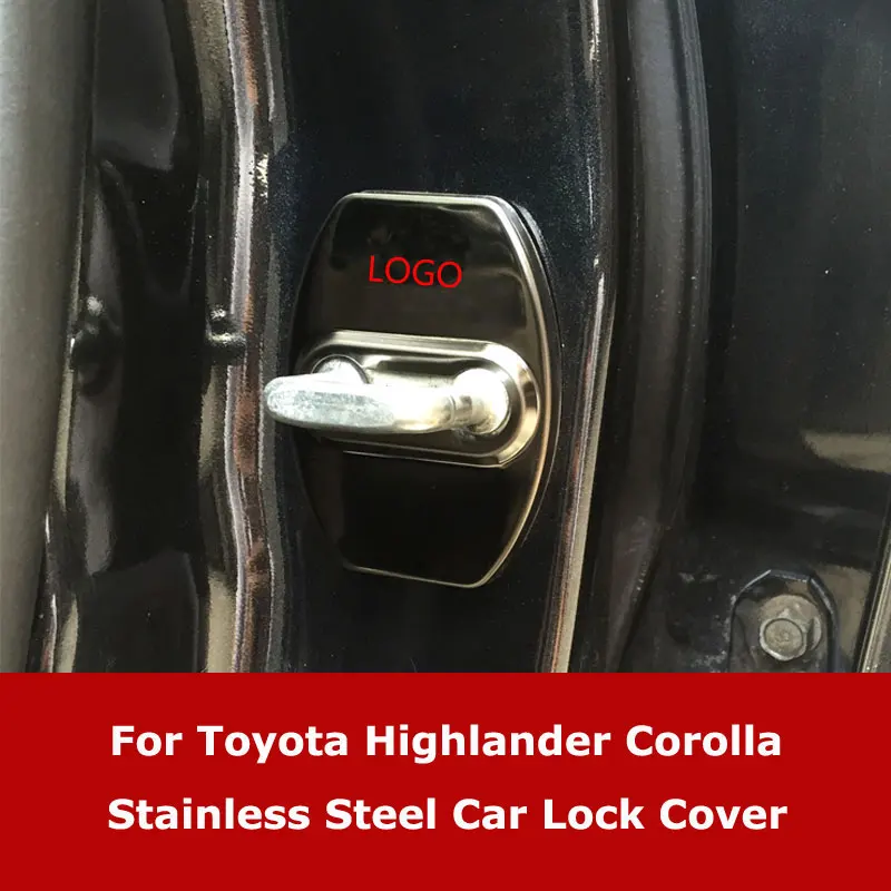 Детали из нержавеющей стали для Toyota Highlander Prado YARiS Corolla 07 13 Защитные Чехлы