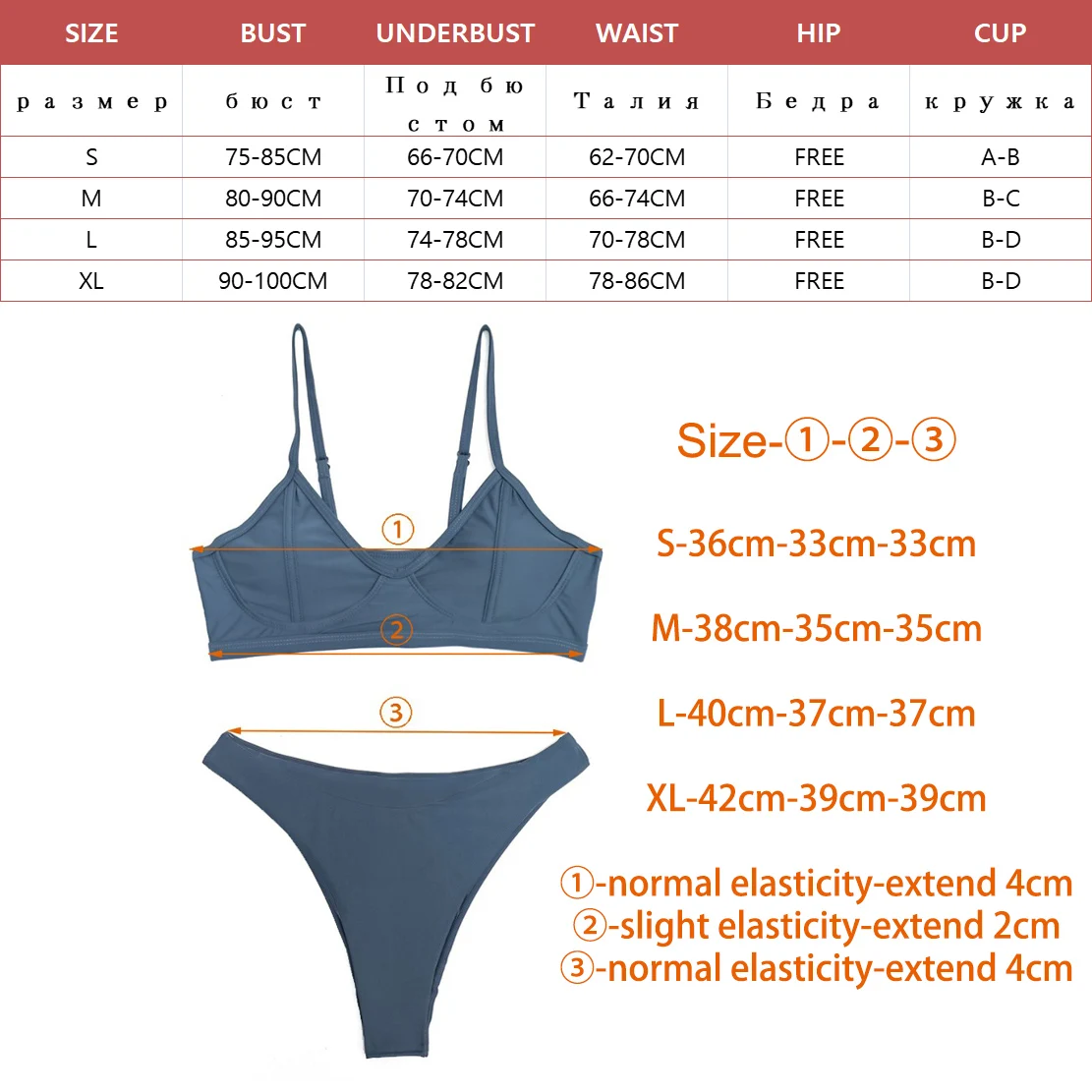 

Sexy Solid/Floral/Tie Dye Thong Brazilian Push Up Bikini Set 2021 Swimsuit Women Swimwear Beach Wear Swim Bathing Suit Beachwear