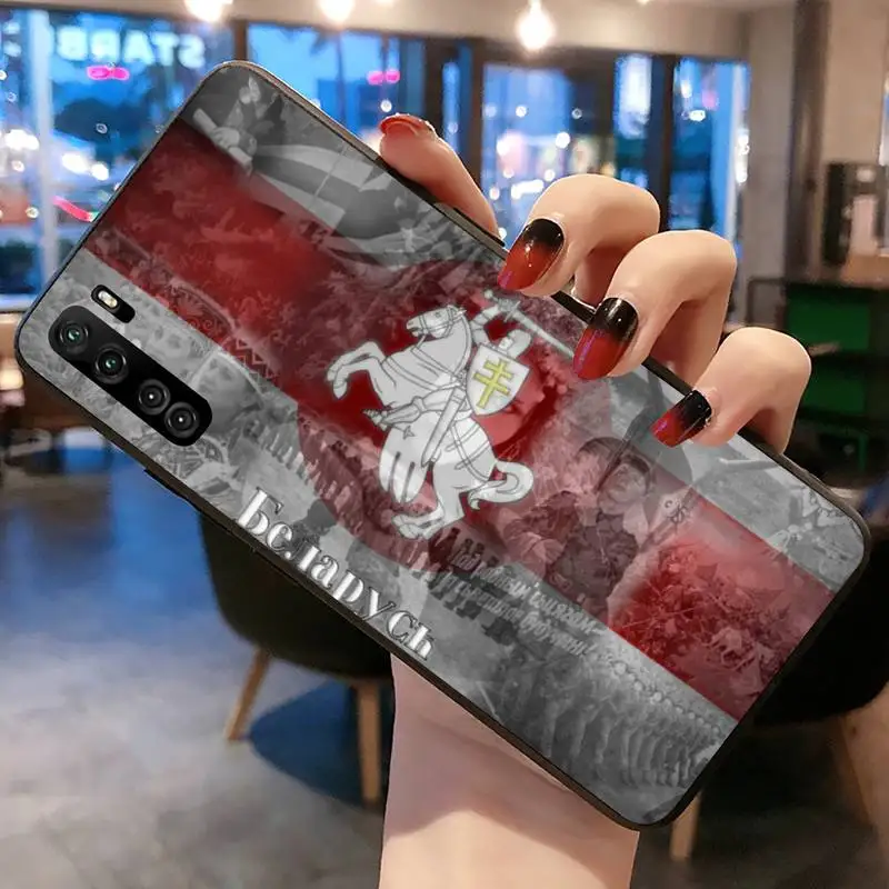 

Belarus flag white and red flag Phone Case for Huawei P20 P30 P40 lite E Pro Mate 30 20 Pro P Smart 2020 P10