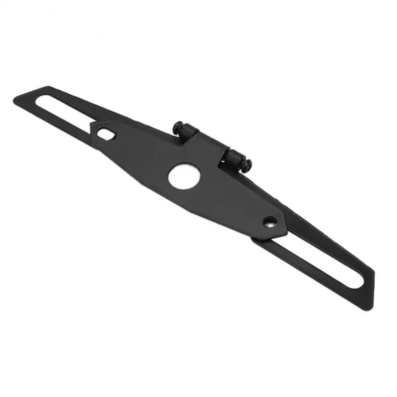 

Universal Motorcycle Adjustable Angle License Plate Light Tail Light Bracket Aluminum License Number Plate Frame Holder Bracket