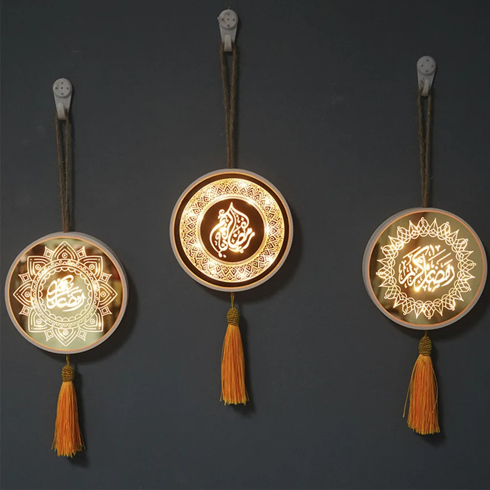 

Eid Night Light Decoration Ramadan Kareem Decor Night Lamp For Ramadan Mubarak Muslim Islamic Festival Party Decorations Gifts