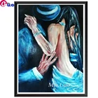 Алмазная 5D картина сделай сам для влюбленных пар, полноразмернаякруглая вышивка крестиком, мозаика для домашнего декора