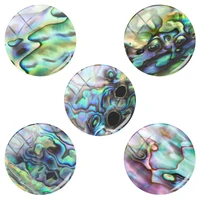 tafree 12mm15mm16mm18mm20mm25 mm seashell abalone pattern glass cabochons dome flat back diy jewelry findings making tx620