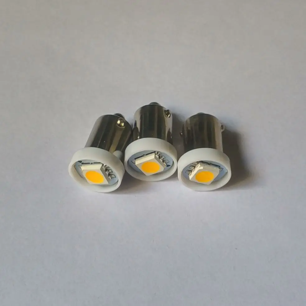 Светодиодный автомобильное освещение BA9S 1 SMD 5050 светодиодный авто лампы DC6.3 для