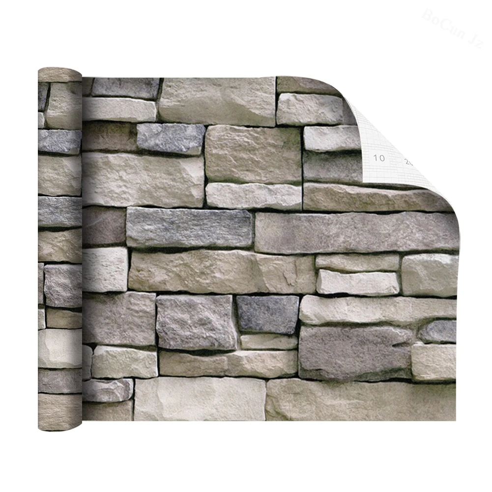 

Самоклеящиеся 3D-обои из ПВХ, самоклеящиеся обои с рисунком кирпича, для гостиной, спальни, украшение дома