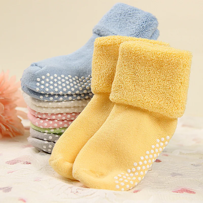 

0-3Y Cotton Newborn Baby Socks Spring Summer Baby Boy Girl Socks Sokken Infant Toddler Kids Anti Slip Floor Socks