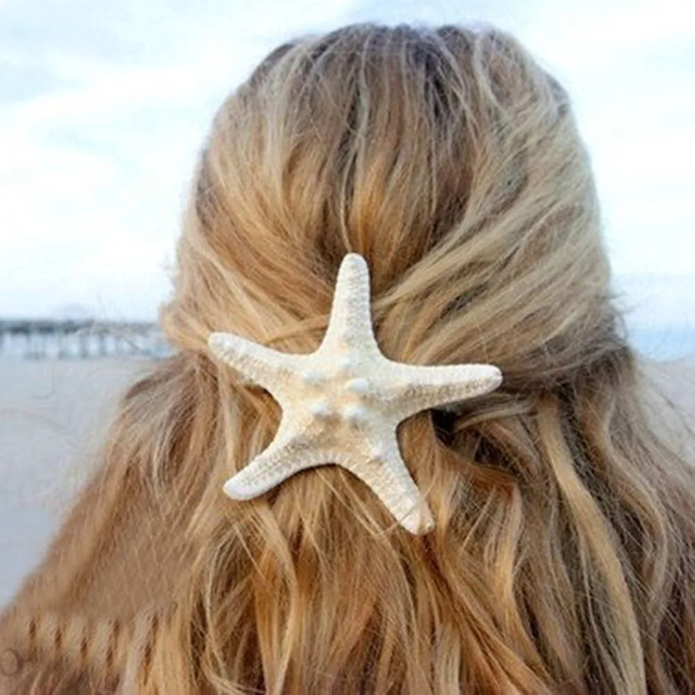 

1pc Women Girls Sweet Nice Starfish Hair Clip Beach Sea Star Hairpin Hairgrips Xmas Gift Hair Accessories