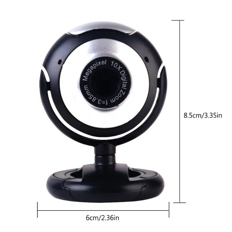 

High Definition USB Camera Built-in Microphone Webcam for PC Laptop Desktop Computer Online Courses
