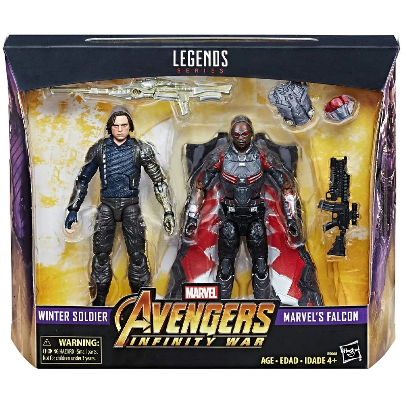 

Hasbro Marvel Legends Avengers Infinity War-Winter Soldier Falcon 2 Pack 6-inch Action Figure Toy Collection Gift for Kids
