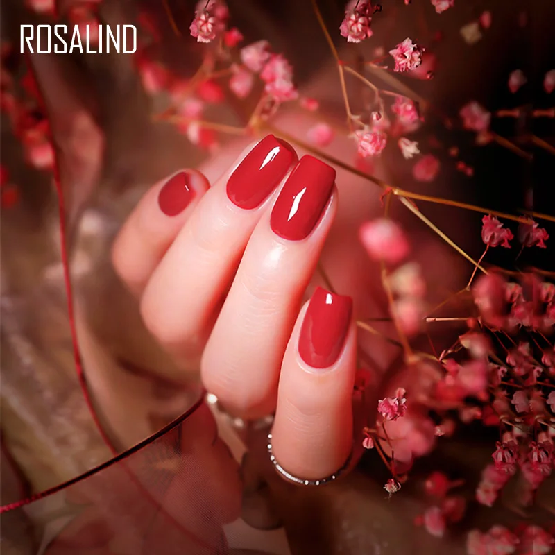 ROSALIND 6 шт./комплект Гель лак для ногтей набор Гибридный УФ гель акриловый все