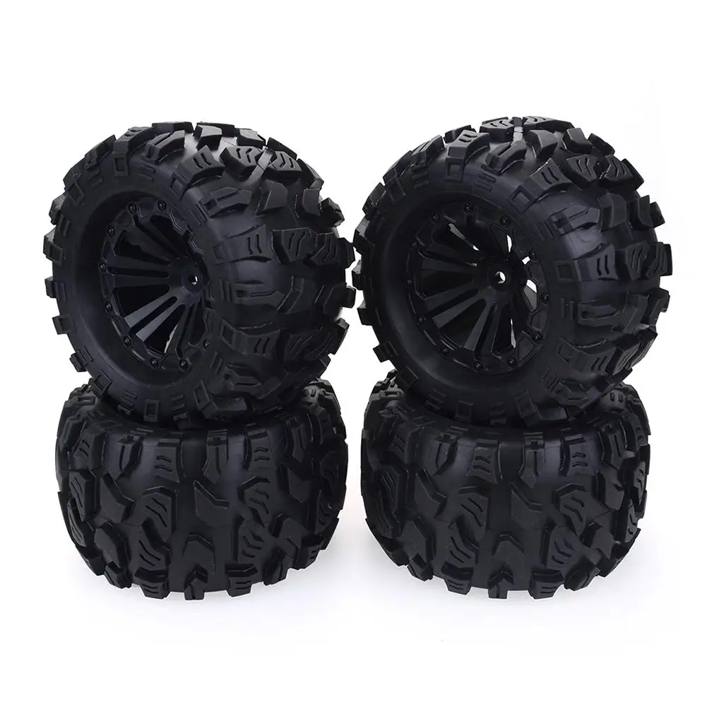 4 шт. 125 мм шестигранные колеса для Monster Truck 1/10 RC внедорожные и 12 Traxxas Tamiya Kyosho HPI HSP Savage