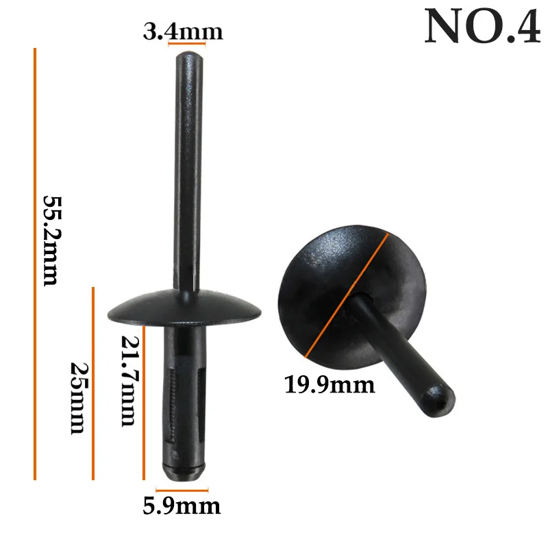 Пластиковая Расширительная шторка 10x заклепки бампера зажим для BMW X3 X5 X6 E90 E91 Ford