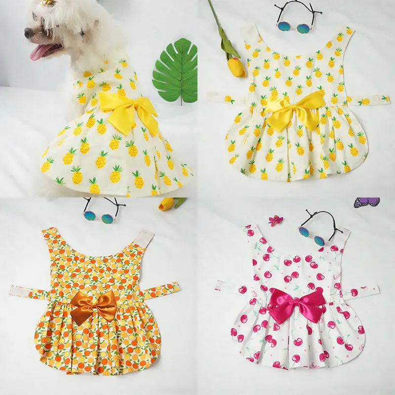 

Small Fresh Style Sweet Pet Skirts Universal Soft Comfortable Dog Cute Floral Skirts Beautiful Cotton Skirts Leisure Pet Supplie
