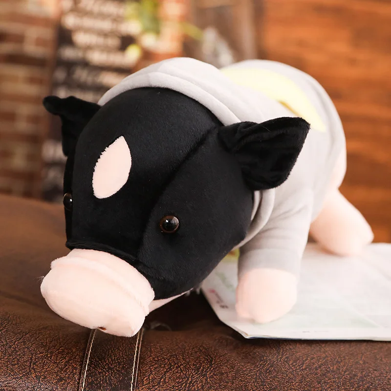 1 шт. Милая Свинья Кукла Плюшевая Игрушка Подушка для сна в одежде уродливая