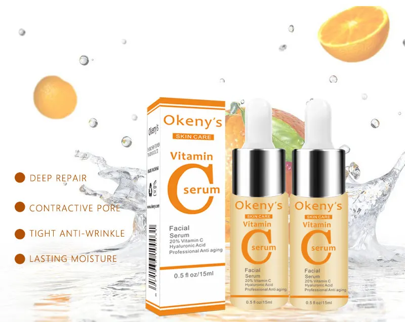 Витамин С Сыворотка VC удаление темных пятен Веснушка Нестареющая оригинальная