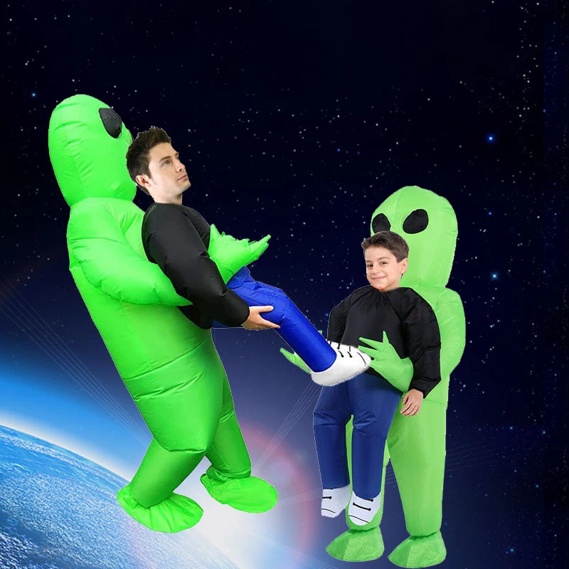 

Halloween Inflatable Green Ghost Creative Halloween Cosplay Costume Props for Carnival Masquerade Party ALS88