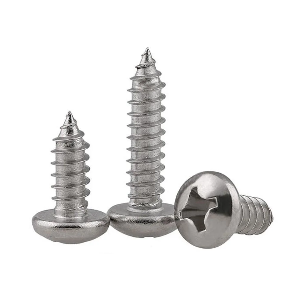

Stainless Steel 304 Self Tapping Screws Round Head Phillips M1 M1.2 M1.4 M1.7 M2 M2.2 M2.3 M2.9